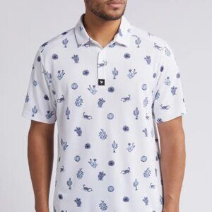 NWT Men’s Bad Birdie Deserted Pique Golf Polo – Small